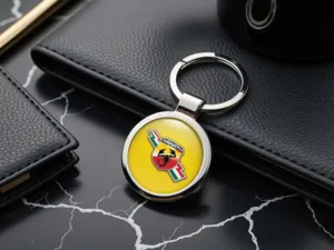 Fiat Abarth Portachiavi Personalizzato Logo su Misura Premium